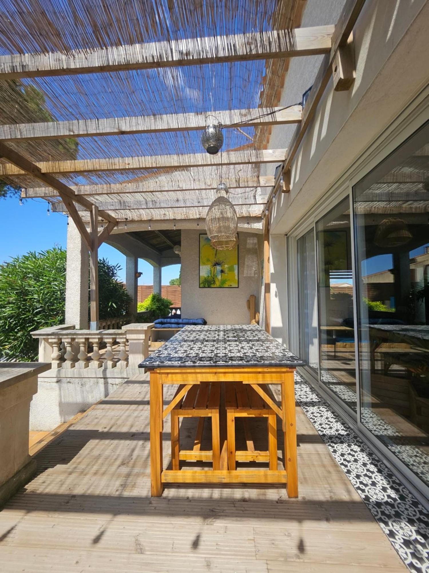 Belle Villa Lespignan Buitenkant foto