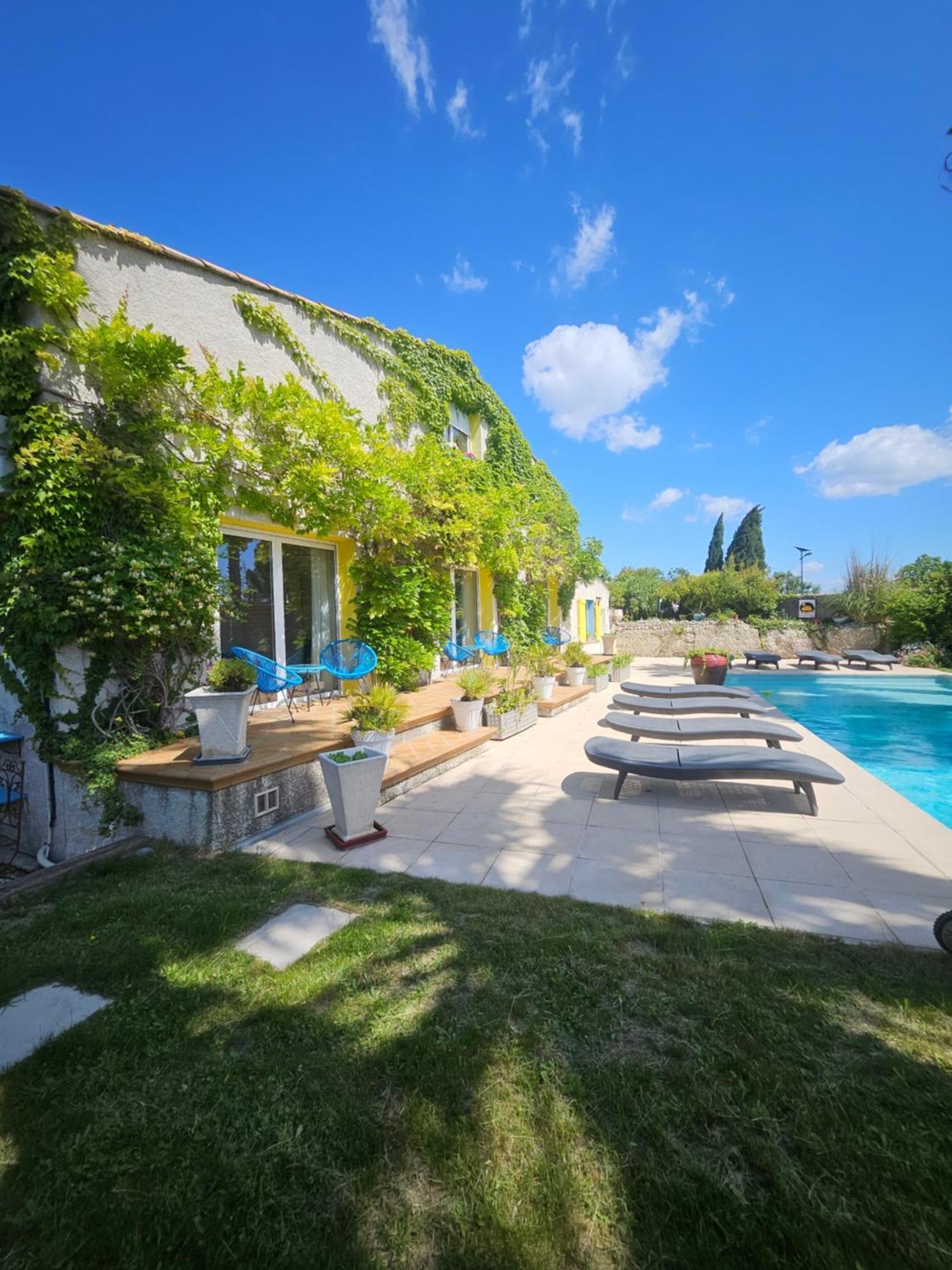 Belle Villa Lespignan Buitenkant foto